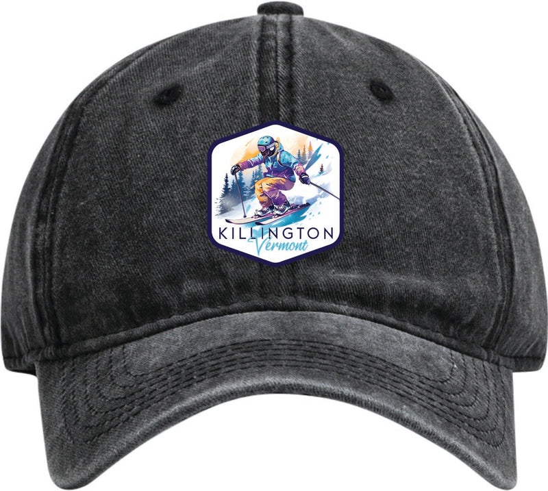 Killington Vermont Dad Hat – Unisex Soft Baseball Cap Black