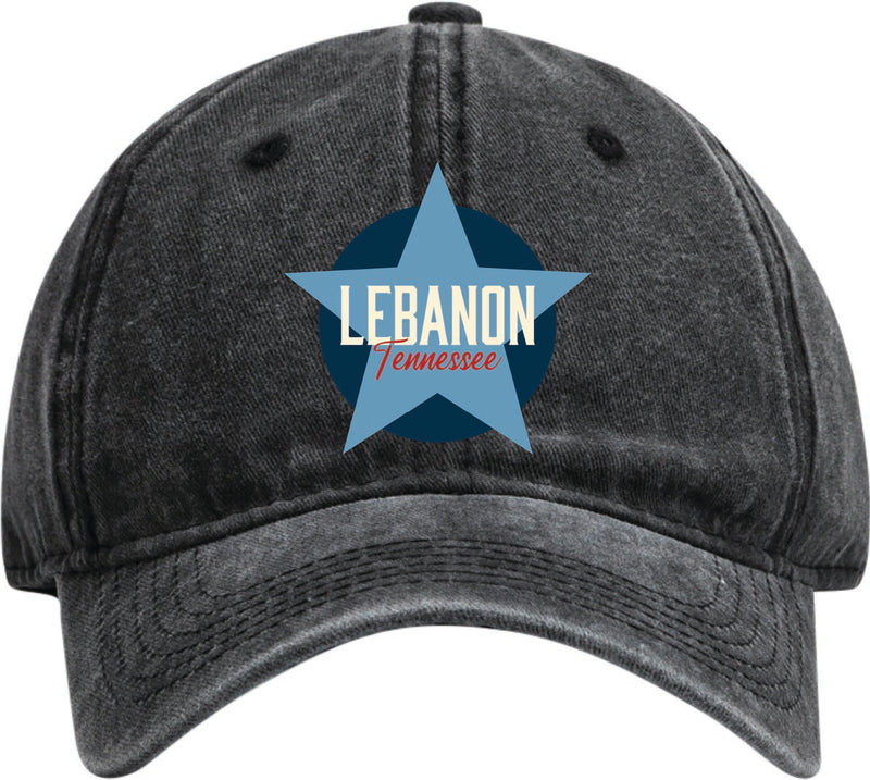 Lebanon Tennessee Dad Hat – Unisex Soft Baseball Cap Black
