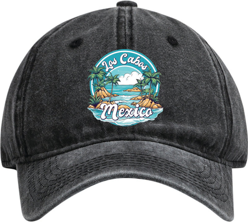 Los Cabos Mexico Dad Hat – Unisex Soft Baseball Cap Black