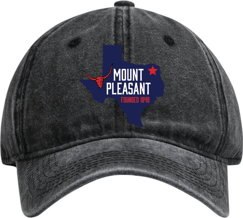Mount Pleasant Texas Dad Hat – Unisex Soft Baseball Cap Black