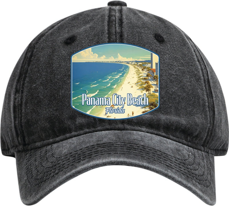 Panama City Beach Florida Dad Hat – Unisex Soft Baseball Cap Black