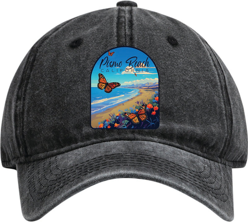Pismo Beach California Dad Hat – Unisex Soft Baseball Cap Black