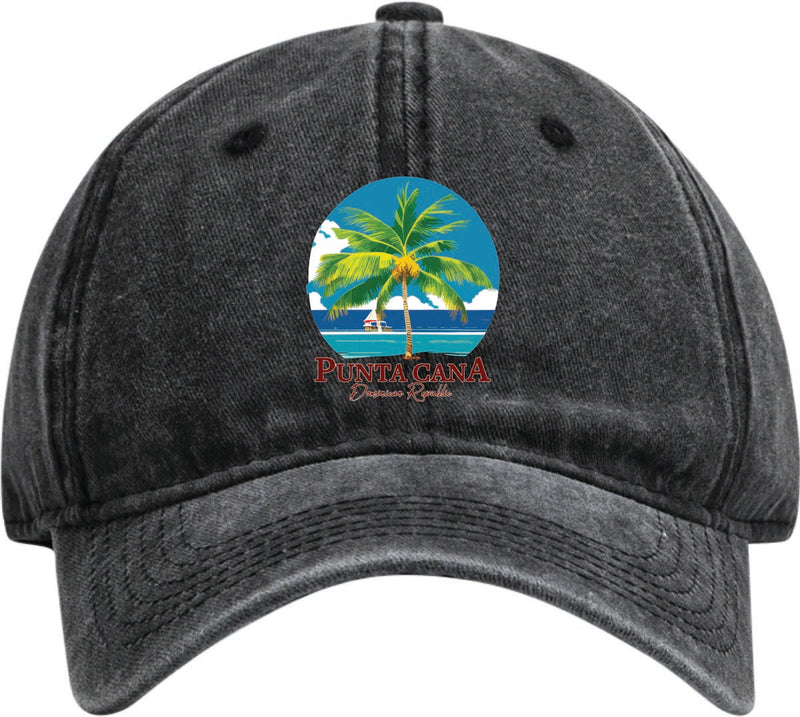 Punta Cana Dominican Republic Dad Hat – Unisex Soft Baseball Cap Black