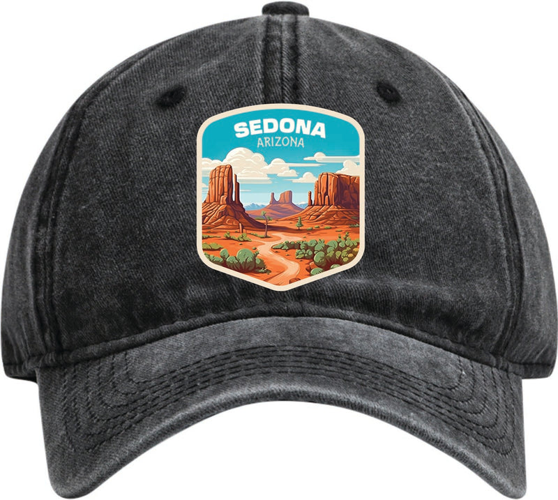 Sedona Arizona Dad Hat – Unisex Soft Baseball Cap Black