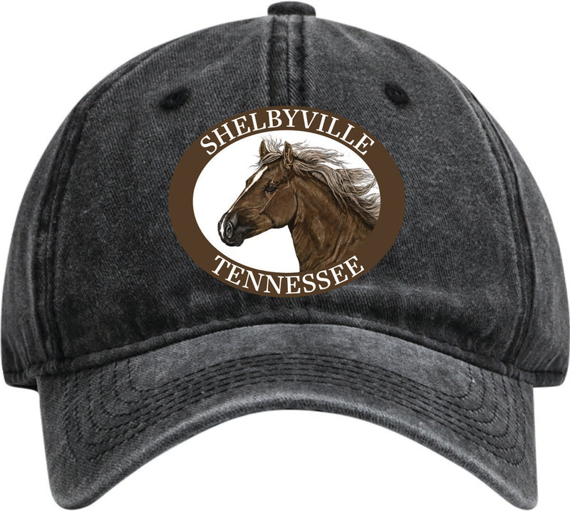 Shelbyville Tennessee Dad Hat – Unisex Soft Baseball Cap Black