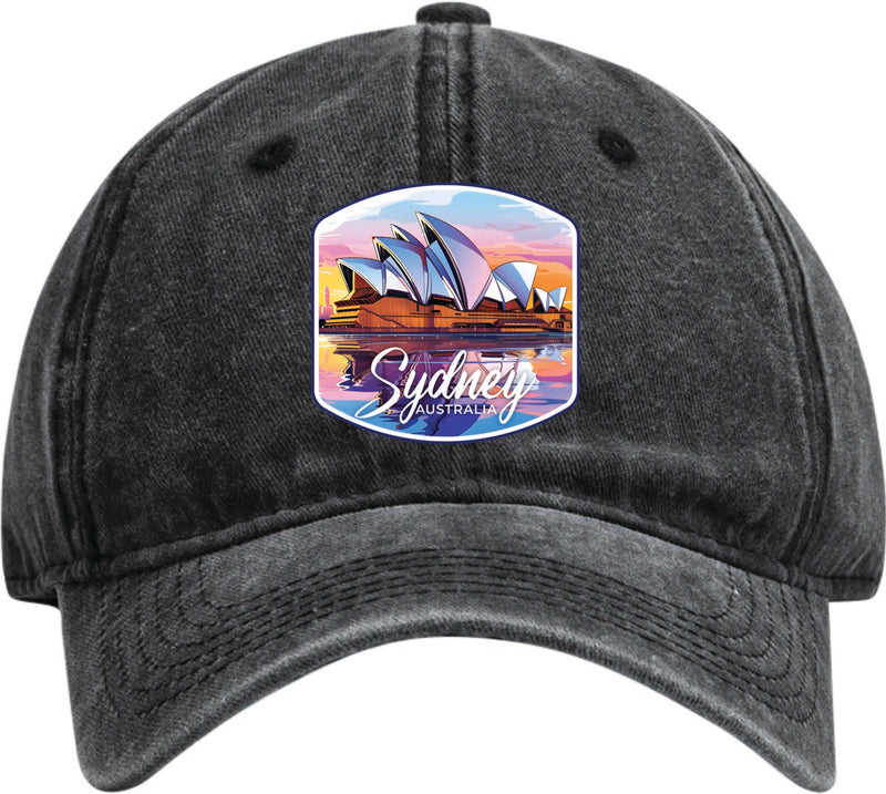 Sydney Australia Dad Hat – Unisex Soft Baseball Cap Black