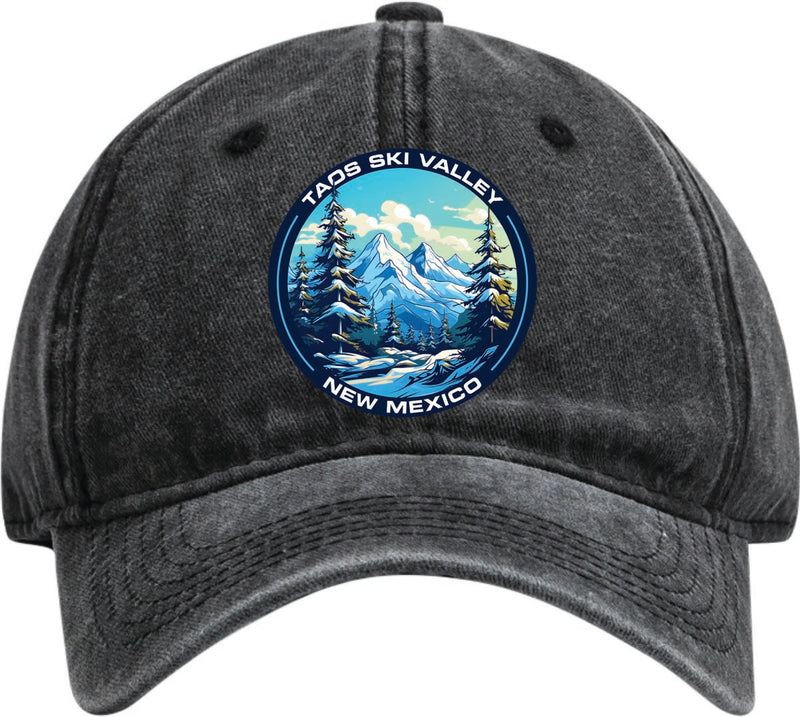 Taos Ski Valley New Mexico Dad Hat – Unisex Soft Baseball Cap Black