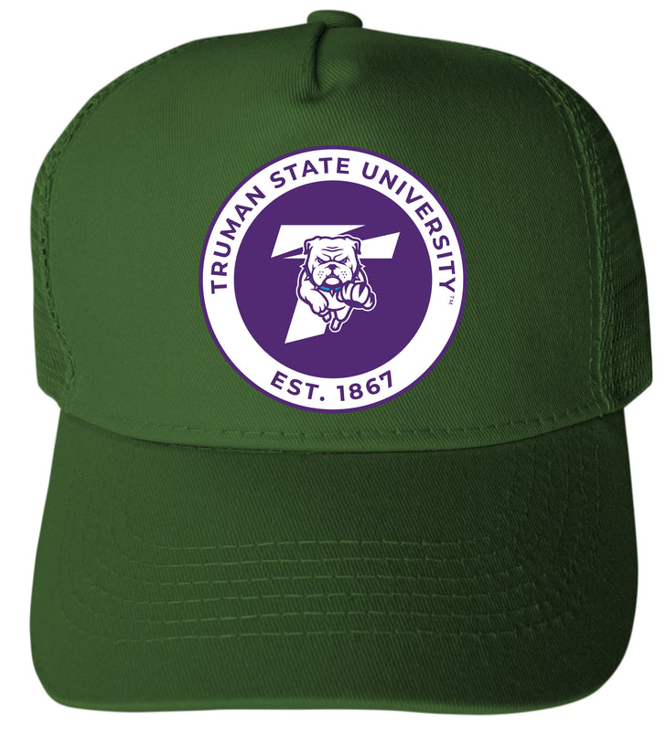 Truman State University Officially Licensed - Unisex Trucker Hat with Full Color Heat Transfer Logo