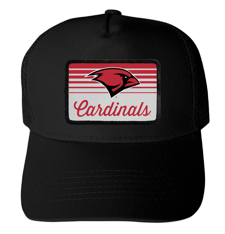 Incarnate Word Cardinals Officially Licensed College Trucker Hat – Choose Your Patch Shape & Hat Color Black|Rectangle