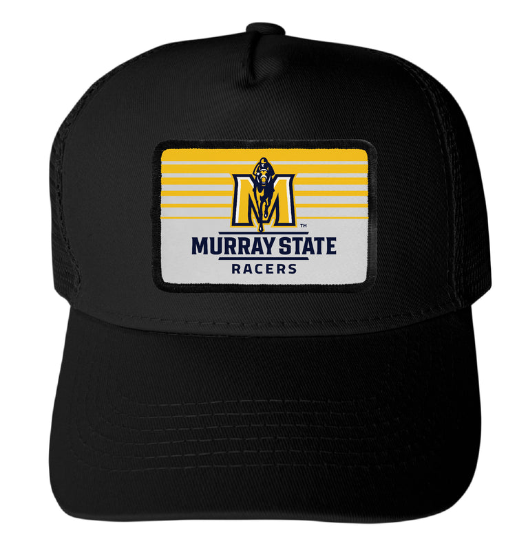 Murray State University Officially Licensed College Trucker Hat – Choose Your Patch Shape & Hat Color Black|Rectangle