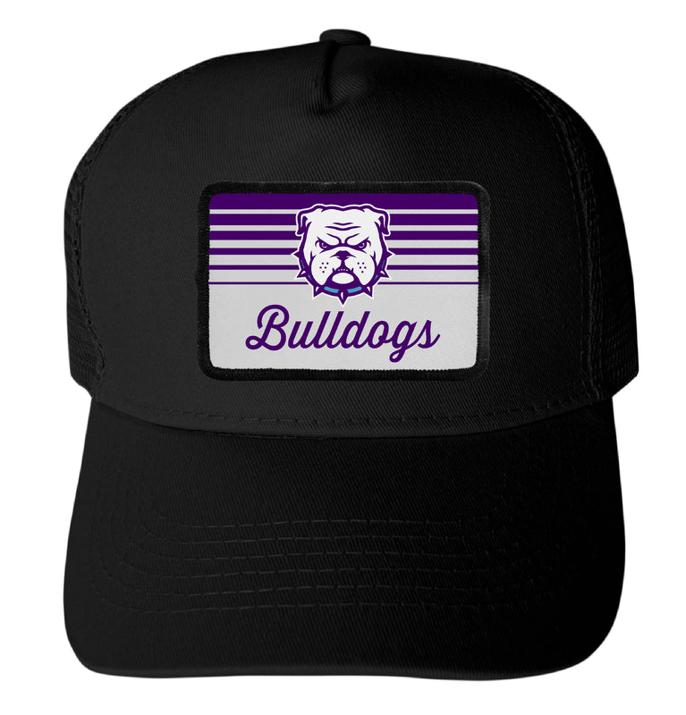 Truman State University Officially Licensed College Trucker Hat – Choose Your Patch Shape & Hat Color Black|Rectangle