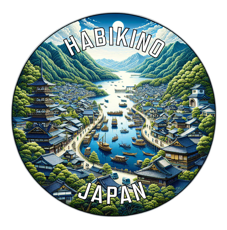 Habikino Japan Souvenir Vinyl Decal Sticker 6-Inch