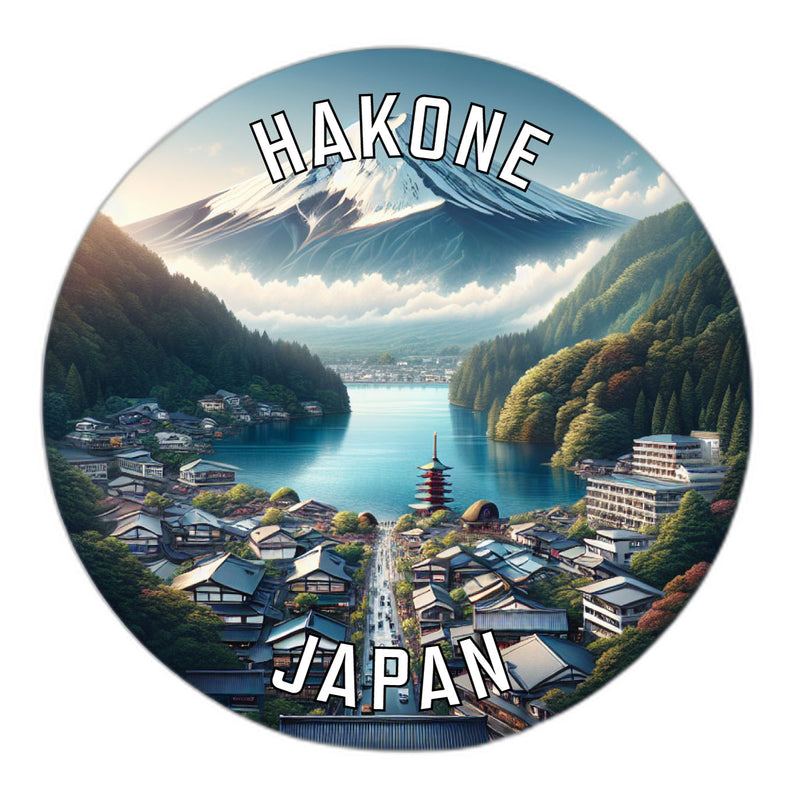 Hakone Japan Souvenir Die Cut Flat Magnet 2-Inch