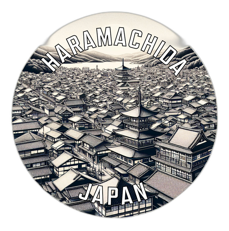 Haramachida Japan Souvenir Vinyl Decal Sticker 6-Inch
