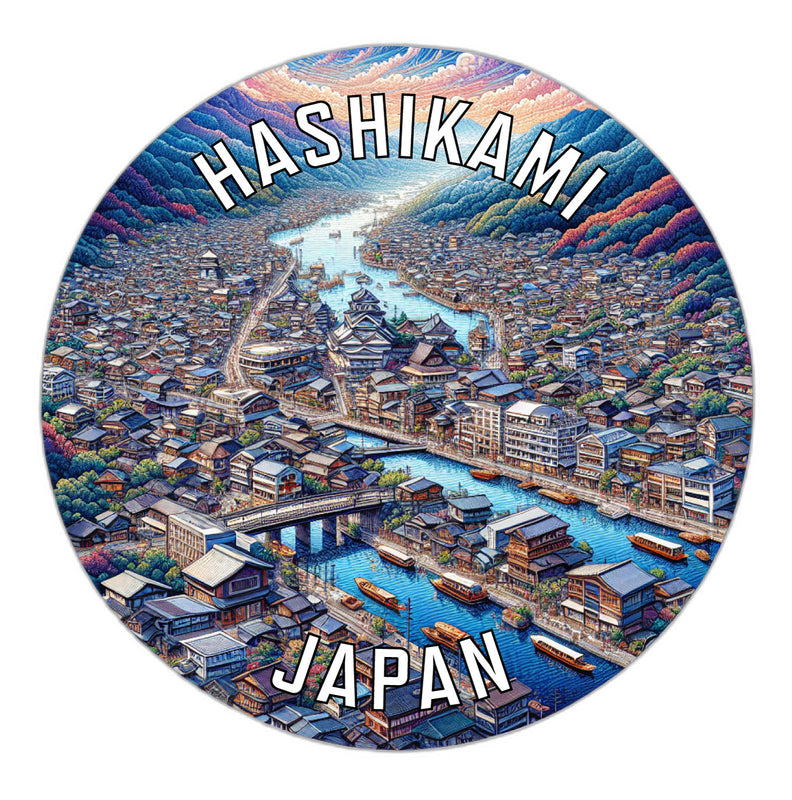 Hashikami Japan Souvenir Vinyl Decal Sticker 2-Inch