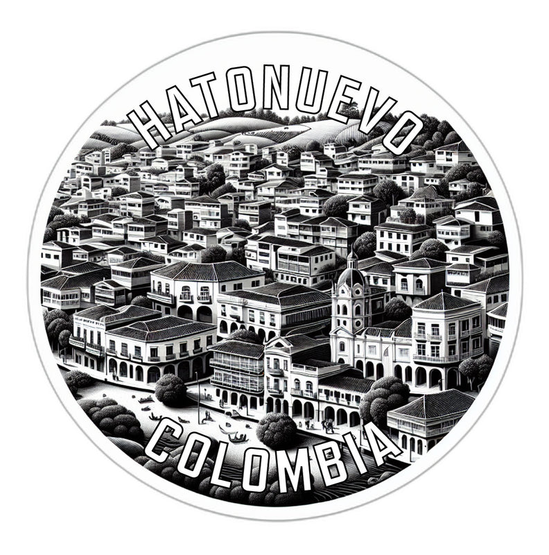 Hatonuevo Colombia Souvenir Die Cut Flat Magnet 6-Inch