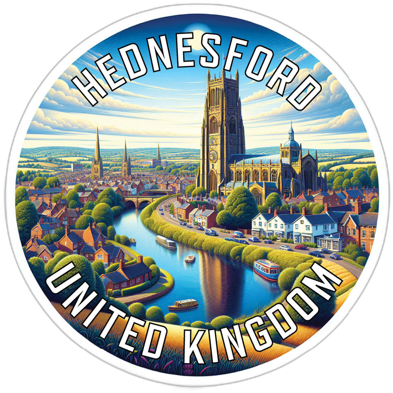 Hednesford United Kingdom Souvenir Die Cut Flat Magnet 6-Inch
