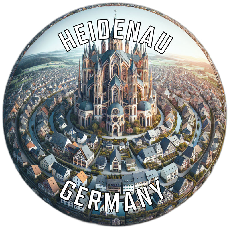 Heidenau Germany Souvenir Die Cut Flat Magnet 6-Inch