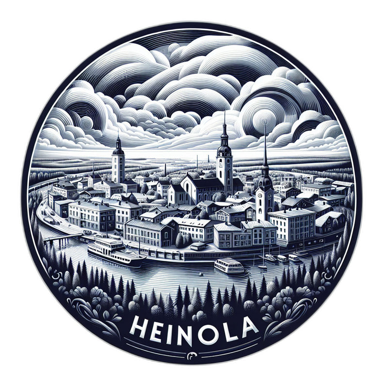 Heinola Finland_updated Souvenir Vinyl Decal Sticker 2-Inch