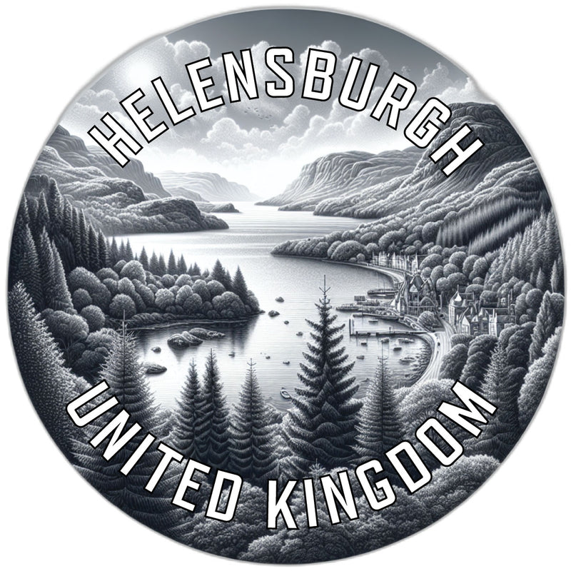 Helensburgh United Kingdom Souvenir Die Cut Flat Magnet 2-Inch