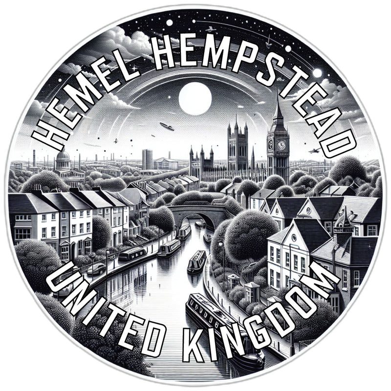 Hemel Hempstead United Kingdom Souvenir Die Cut Flat Magnet 2-Inch