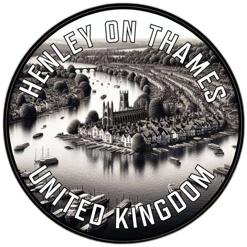 Henley on Thames United Kingdom Souvenir Die Cut Flat Magnet 4-Inch