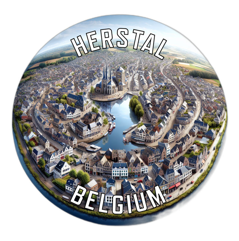 Herstal Belgium Souvenir Vinyl Decal Sticker 2-Inch