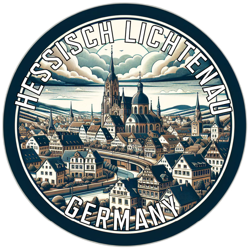 Hessisch Lichtenau Germany Souvenir Die Cut Flat Magnet 2-Inch