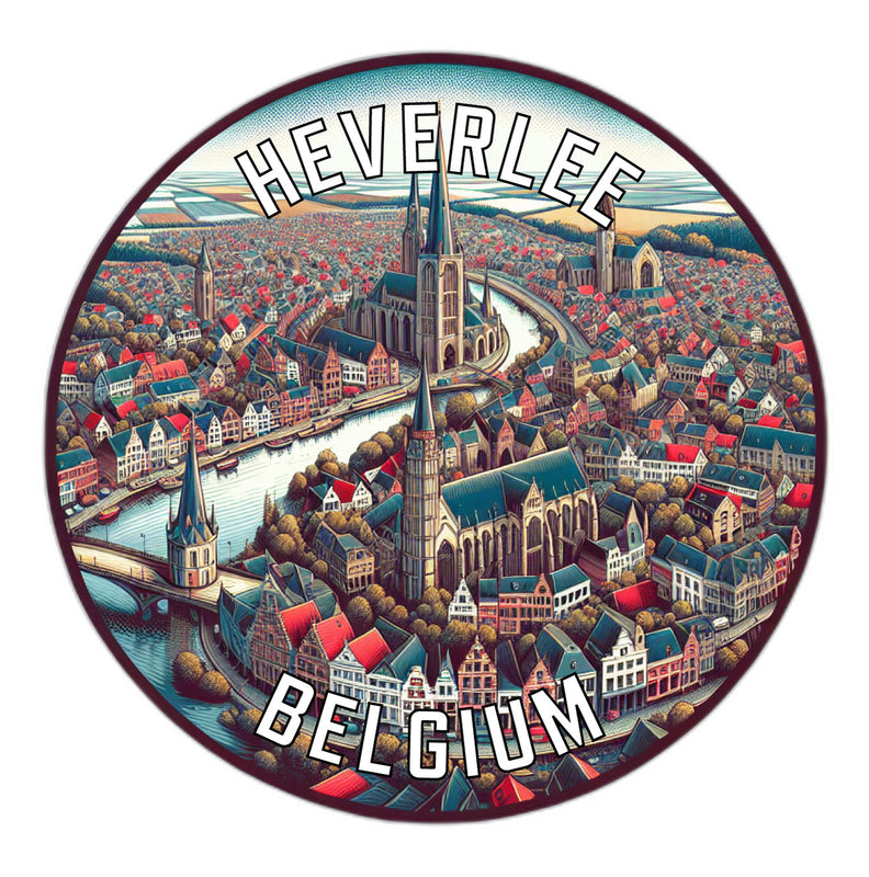 Heverlee Belgium Souvenir Vinyl Decal Sticker 2-Inch