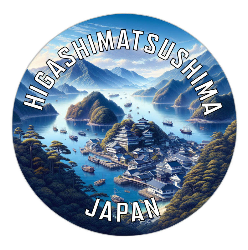 Higashimatsushima Japan Souvenir Vinyl Decal Sticker 6-Inch