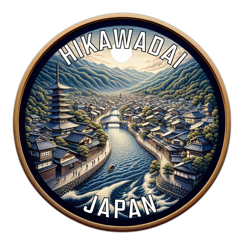 Hikawadai Japan Souvenir Vinyl Decal Sticker 6-Inch