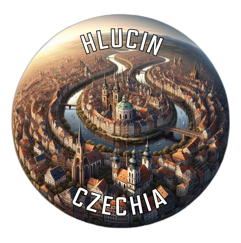 Hlucin Czechia Souvenir Vinyl Decal Sticker 2-Inch