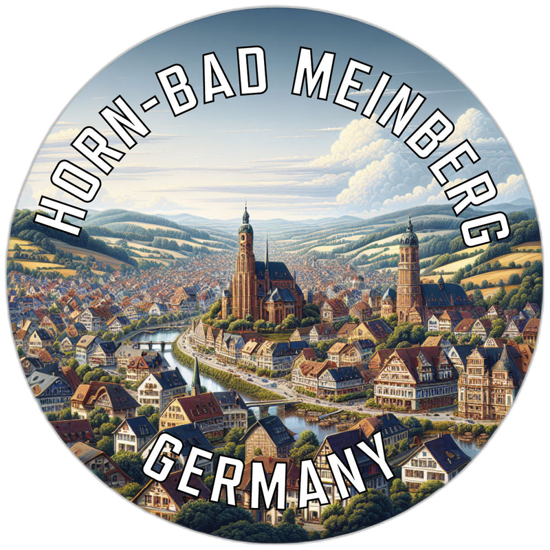 Horn Bad Meinberg Germany Souvenir Die Cut Flat Magnet 2-Inch