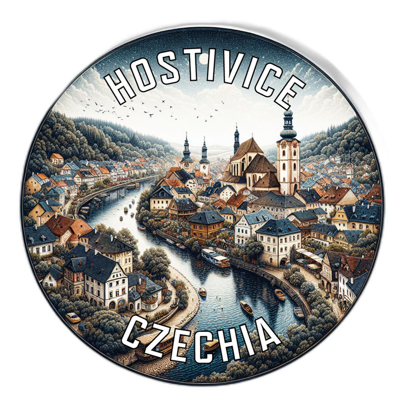Hostivice Czechia Souvenir Vinyl Decal Sticker 6-Inch