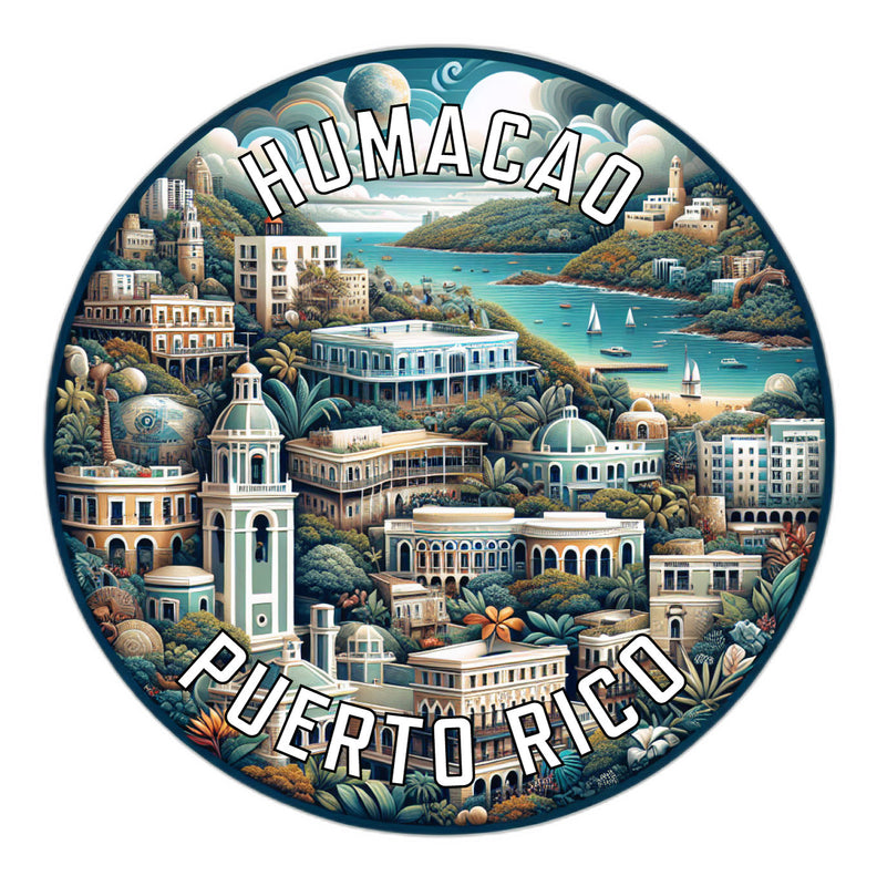 Humacao Puerto Rico Souvenir Vinyl Decal Sticker 2-Inch