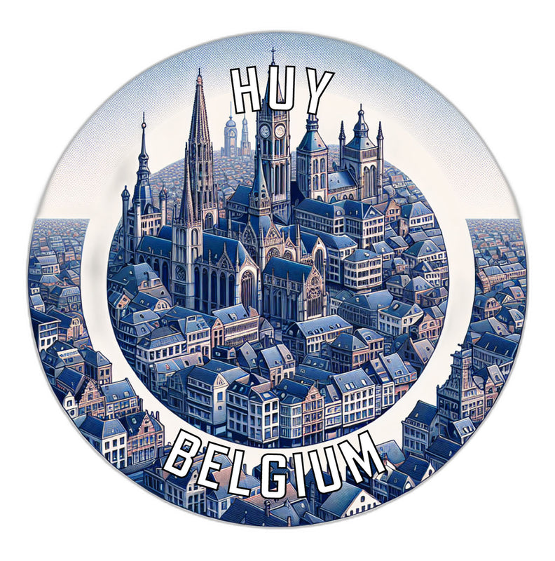 Huy Belgium Souvenir Vinyl Decal Sticker 6-Inch