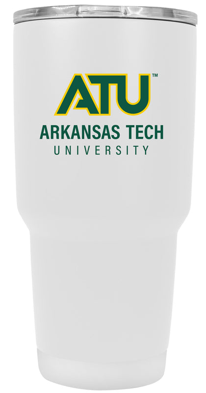 Arkansas Tech University 24 oz Insulated Stainless Steel Tumbler White Officially Licensed Collegiate Product 2-Pack