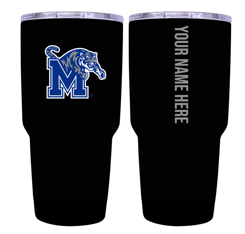 Memphis Tigers Customizable 24 oz Insulated Stainless Steel Tumbler Officially Licensed