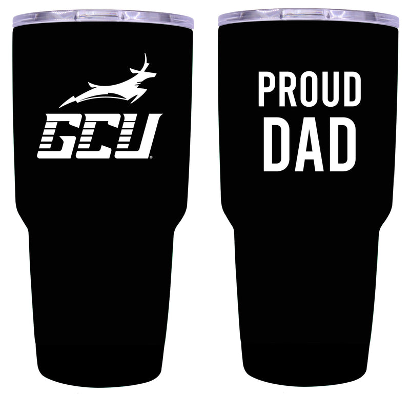 Grand Canyon University Lopes Proud Parent 24 oz Insulated Tumblers Set - Black, Mom & Dad Edition