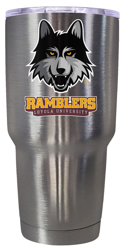 Loyola University Ramblers Mascot Logo Tumbler - 24oz Color-Choice Insulated Stainless Steel Mug