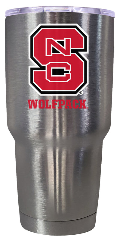 NC State Wolfpack Mascot Logo Tumbler - 24oz Color-Choice Insulated Stainless Steel Mug