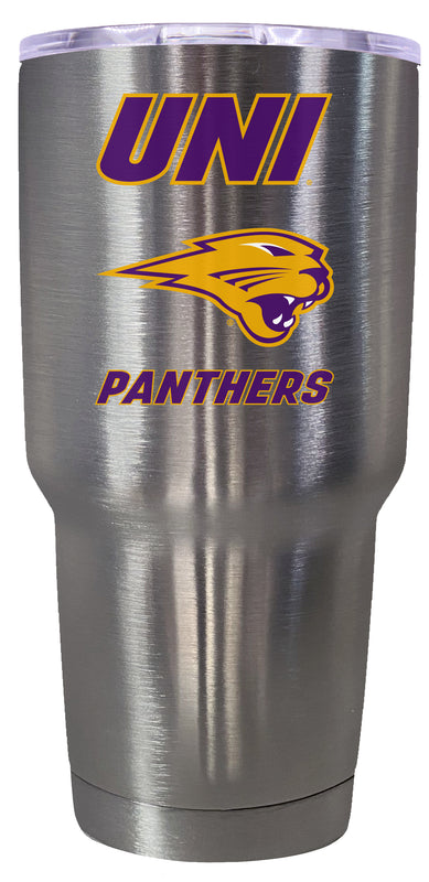 Northern Iowa Panthers Mascot Logo Tumbler - 24oz Color-Choice Insulated Stainless Steel Mug