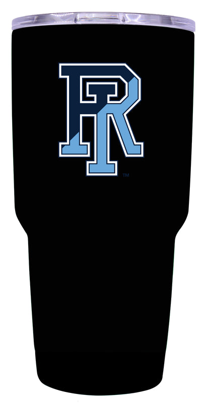 Rhode Island University 24 oz Insulated Stainless Steel Tumbler Black Officially Licensed Collegiate Product Single