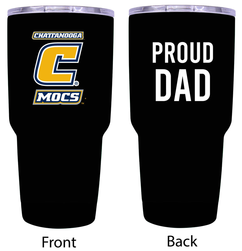University of Tennessee at Chattanooga Proud Dad 24 oz Insulated Stainless Steel Tumbler Black