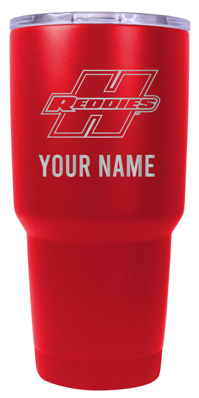Henderson State Reddies Officially Licensed 24 oz Customizable Engraved Insulated Stainless Steel Tumbler Red