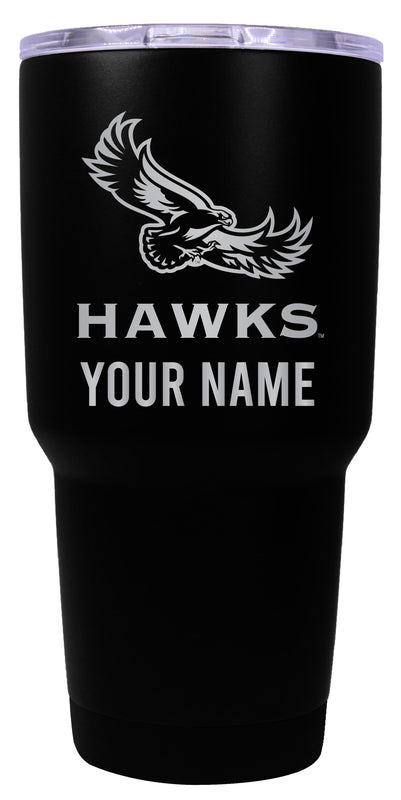 Saint Joseph's University Hawks Officially Licensed 24 oz Customizable Engraved Insulated Stainless Steel Tumbler Black