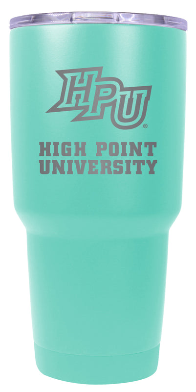 High Point University 24 oz Engraved Insulated Stainless Steel Tumbler Seafoam Officially Licensed Single