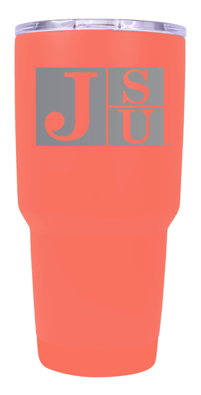 Jackson State University Premium Laser Engraved Tumbler - 24oz Stainless Steel Insulated Mug Choose Your Color.
