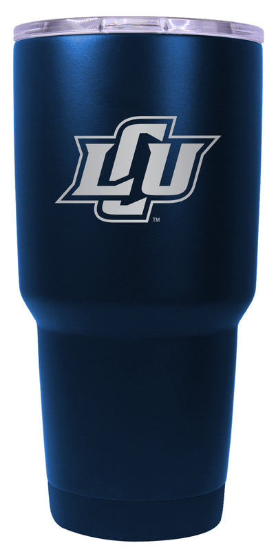 Lubbock Christian University Chaparral 24 oz Engraved Insulated Stainless Steel Tumbler Navy Officially Licensed Single