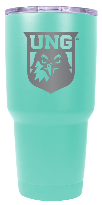 North Georgia Nighthawks 24 oz Engraved Insulated Stainless Steel Tumbler Seafoam Officially Licensed 2-Pack